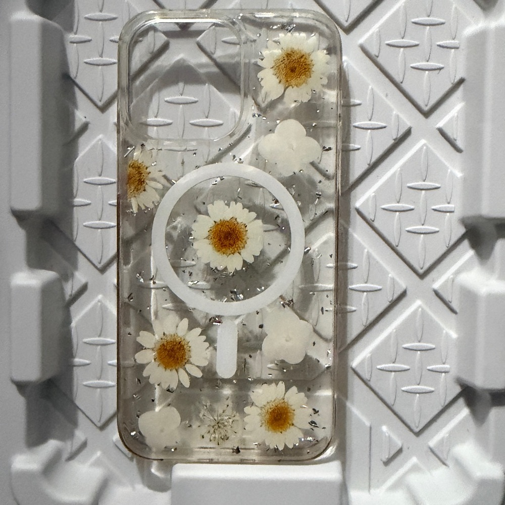 Floral Clear Phone Case